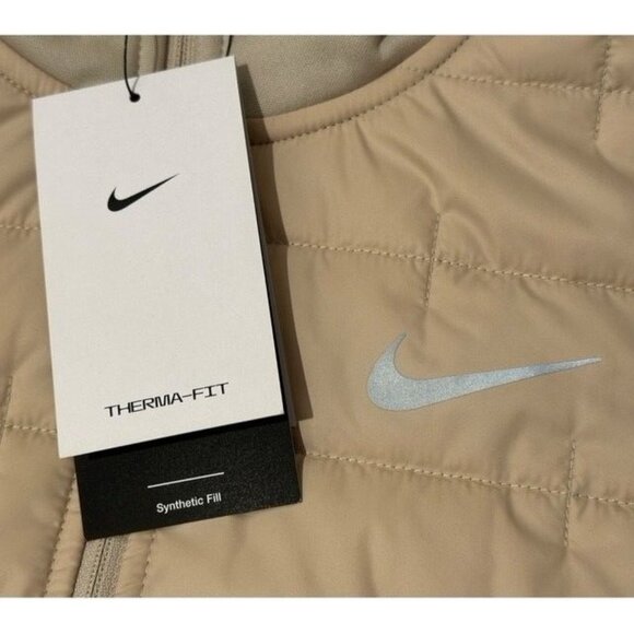 Nike Therma FIT Tan Running Hiking Vest DD6084-206 Women's Small NEW with Tags - Picture 8 of 16